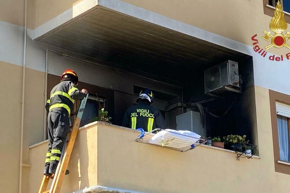 Incendio appartamento Bologna